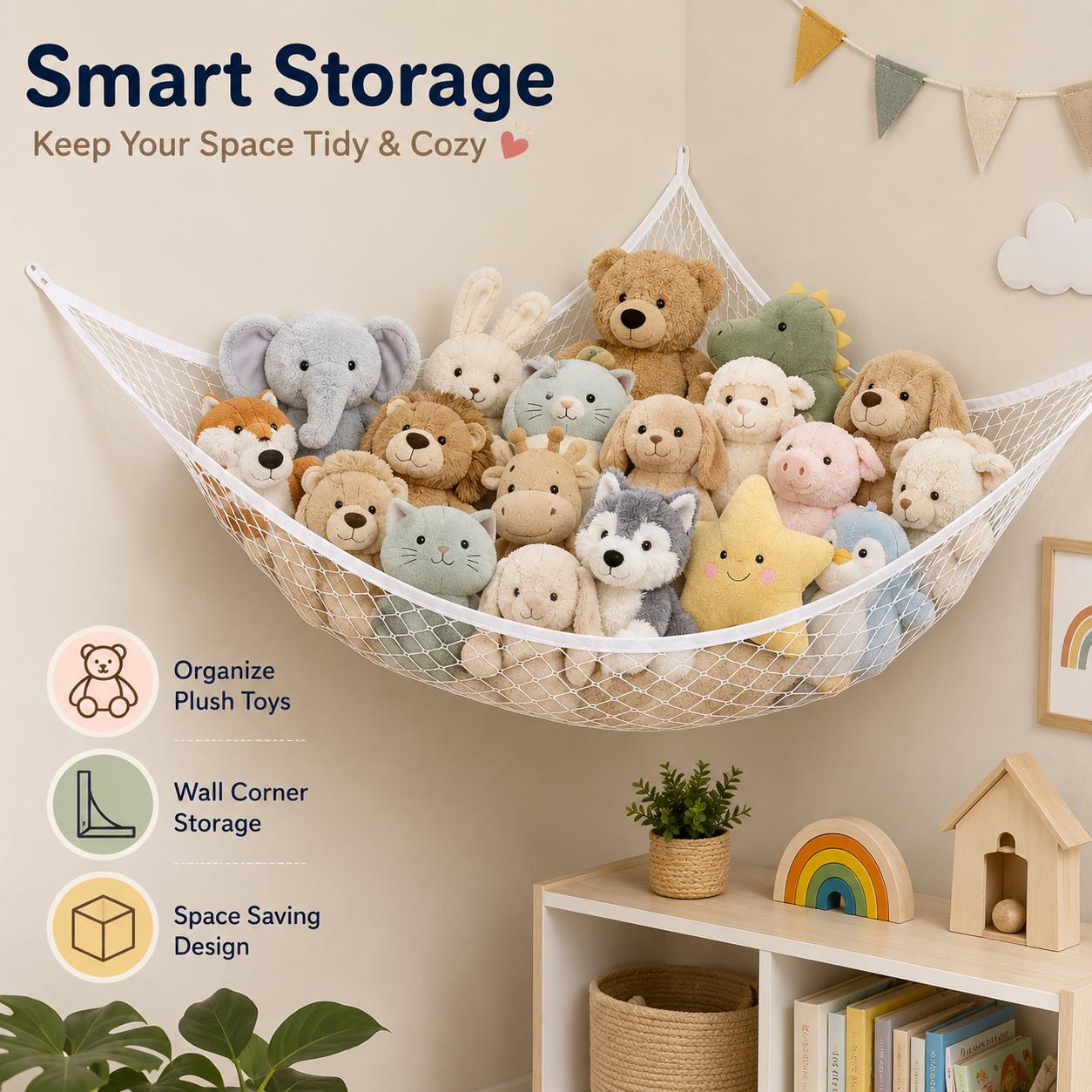 Rede de Armazenamento de Brinq - Home Decor Rustic avaliação e preço