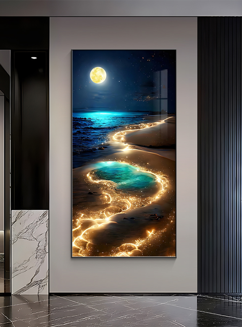 Ondas do oceano lâmpada de par - Hanging Moon Lamp avaliação e preço