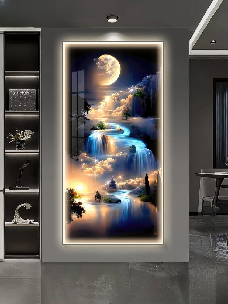 Ondas do oceano lâmpada de par - Hanging Moon Lamp avaliação e preço