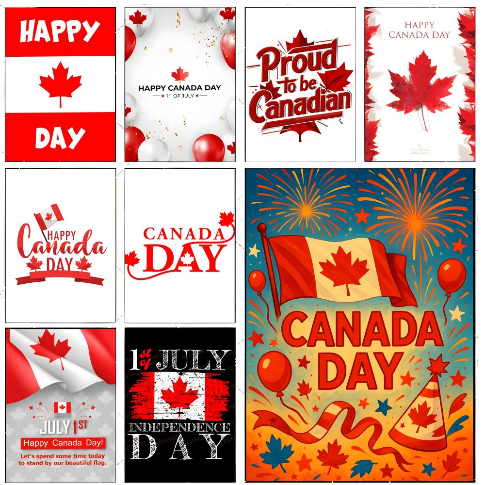 Pôster do Dia do Canadá, decor - Home Decor Canada avaliação e preço