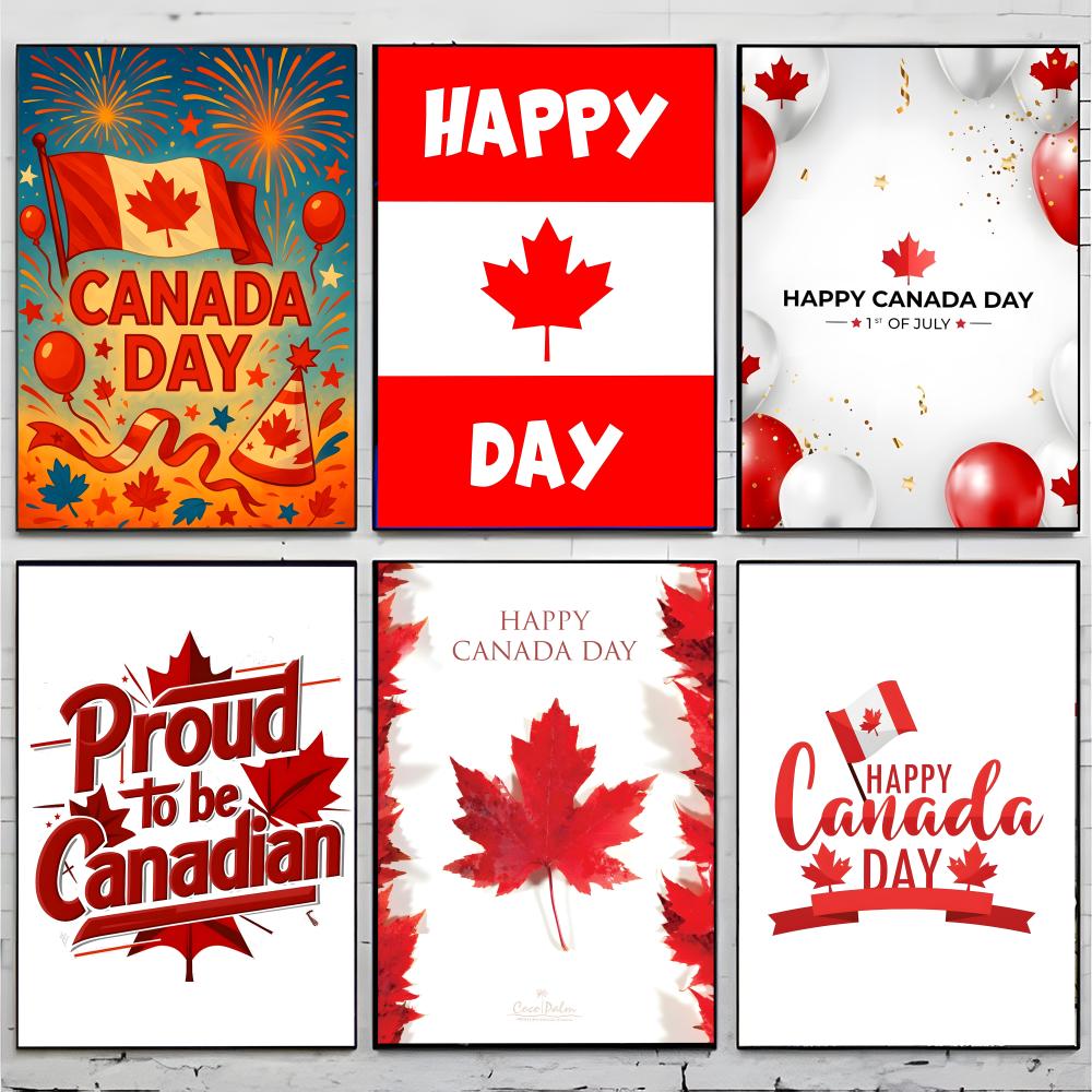 Pôster do Dia do Canadá, decor - Home Decor Canada avaliação e preço