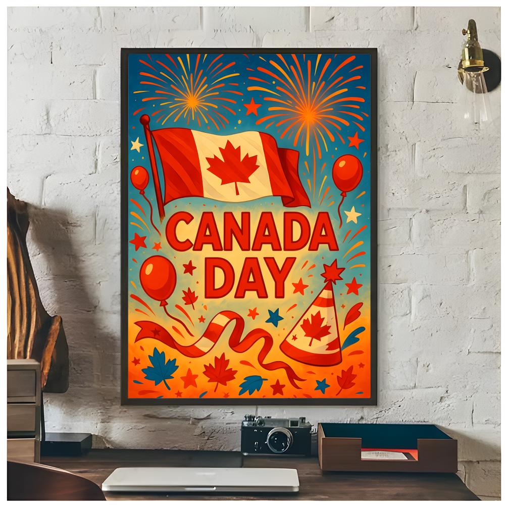 Pôster do Dia do Canadá, decor - Home Decor Canada avaliação e preço