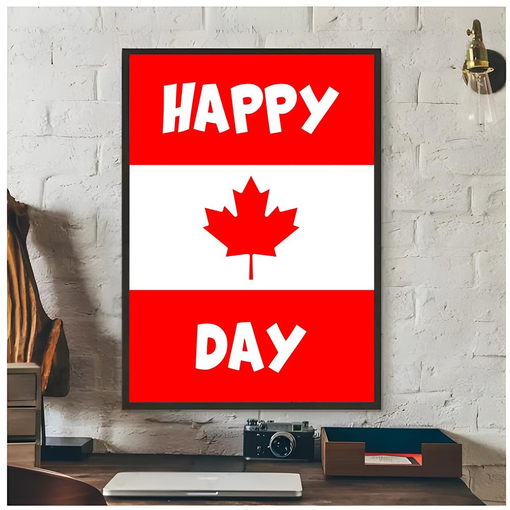 Pôster do Dia do Canadá, decor - Home Decor Canada avaliação e preço