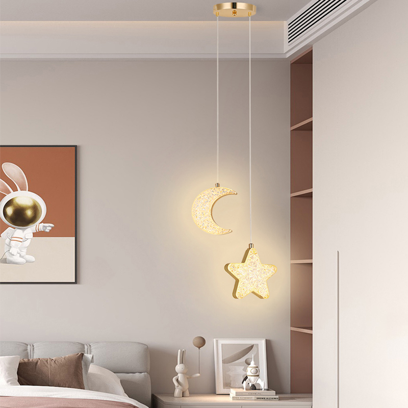 Nordic LED Pendant Light, Lâmp - Hanging Moon Lamp avaliação e preço