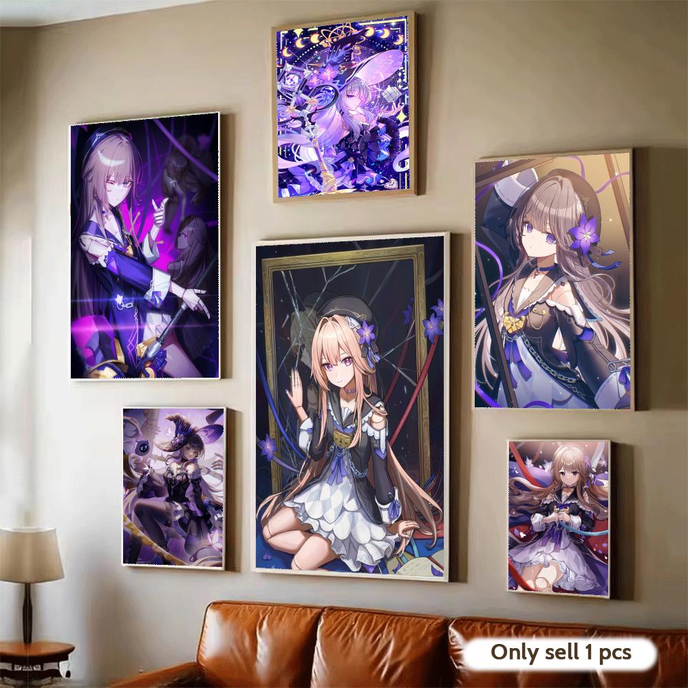 Pôster do Jogo Honkai Star Rai - Home Decor Living Room Ideas avaliação e preço