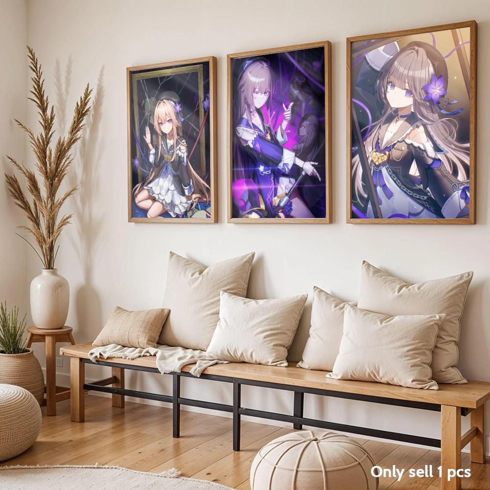 Pôster do Jogo Honkai Star Rai - Home Decor Living Room Ideas avaliação e preço