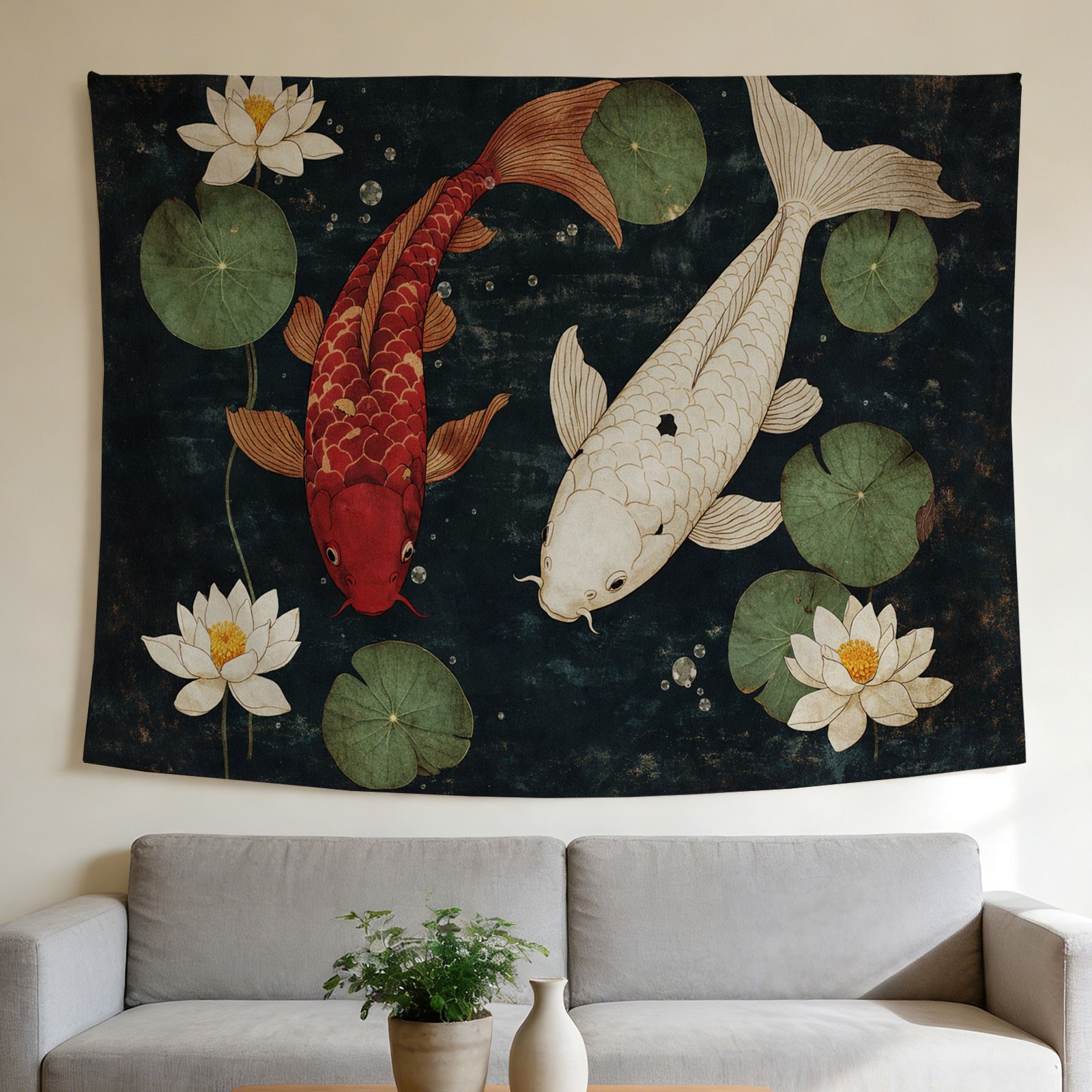 Tapeçaria de Parede Luxuosa co - Home Decor Japandi Style avaliação e preço