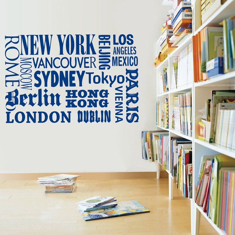 Nova york londres paris citaçã - Home Decor New York avaliação e preço