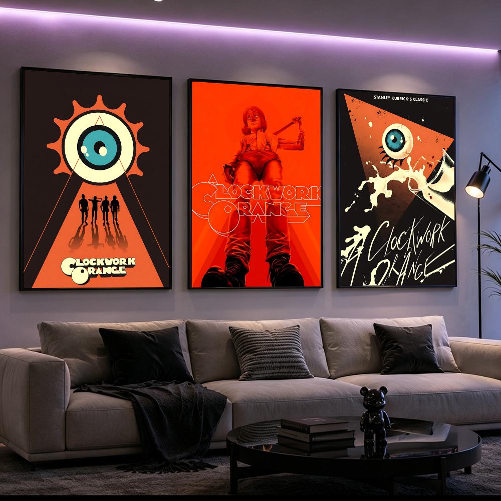 Pôster de A Clockwork Orange,  - Home Decor Living Room Ideas avaliação e preço