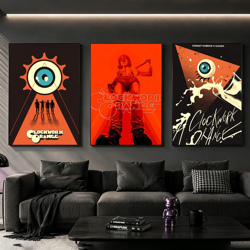 Pôster de A Clockwork Orange,  - Home Decor Living Room Ideas avaliação e preço