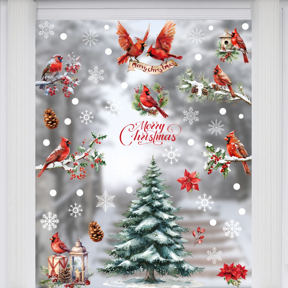 9 peças de Adesivos de Natal p - Home Decor Xmas Tree avaliação e preço