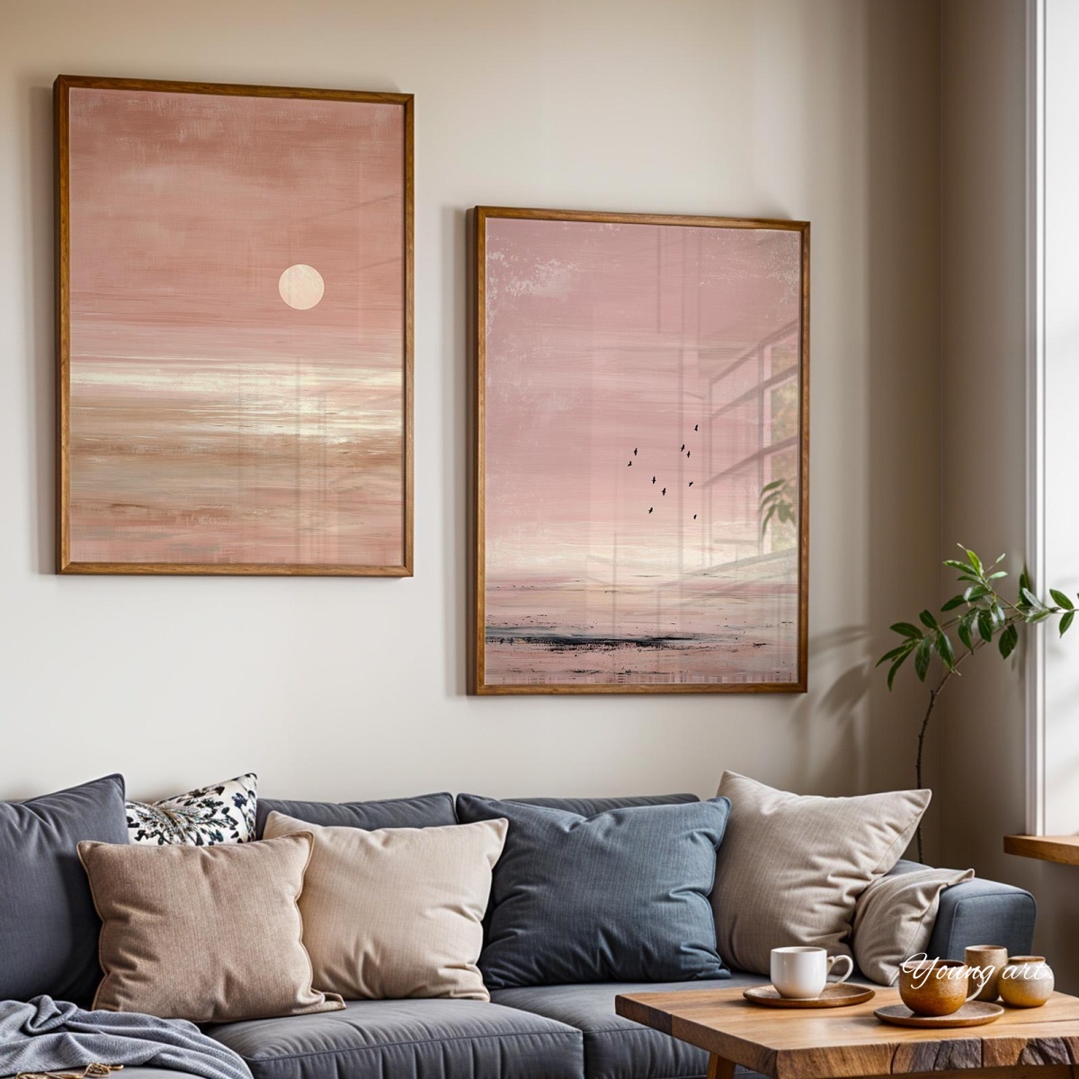 Conjunto de 2 peças: Pôsteres  - Home Decor Japandi Style avaliação e preço