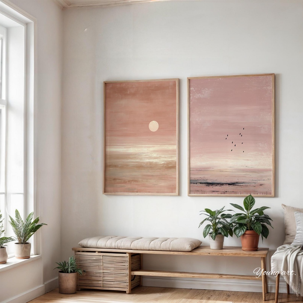 Conjunto de 2 peças: Pôsteres  - Home Decor Japandi Style avaliação e preço