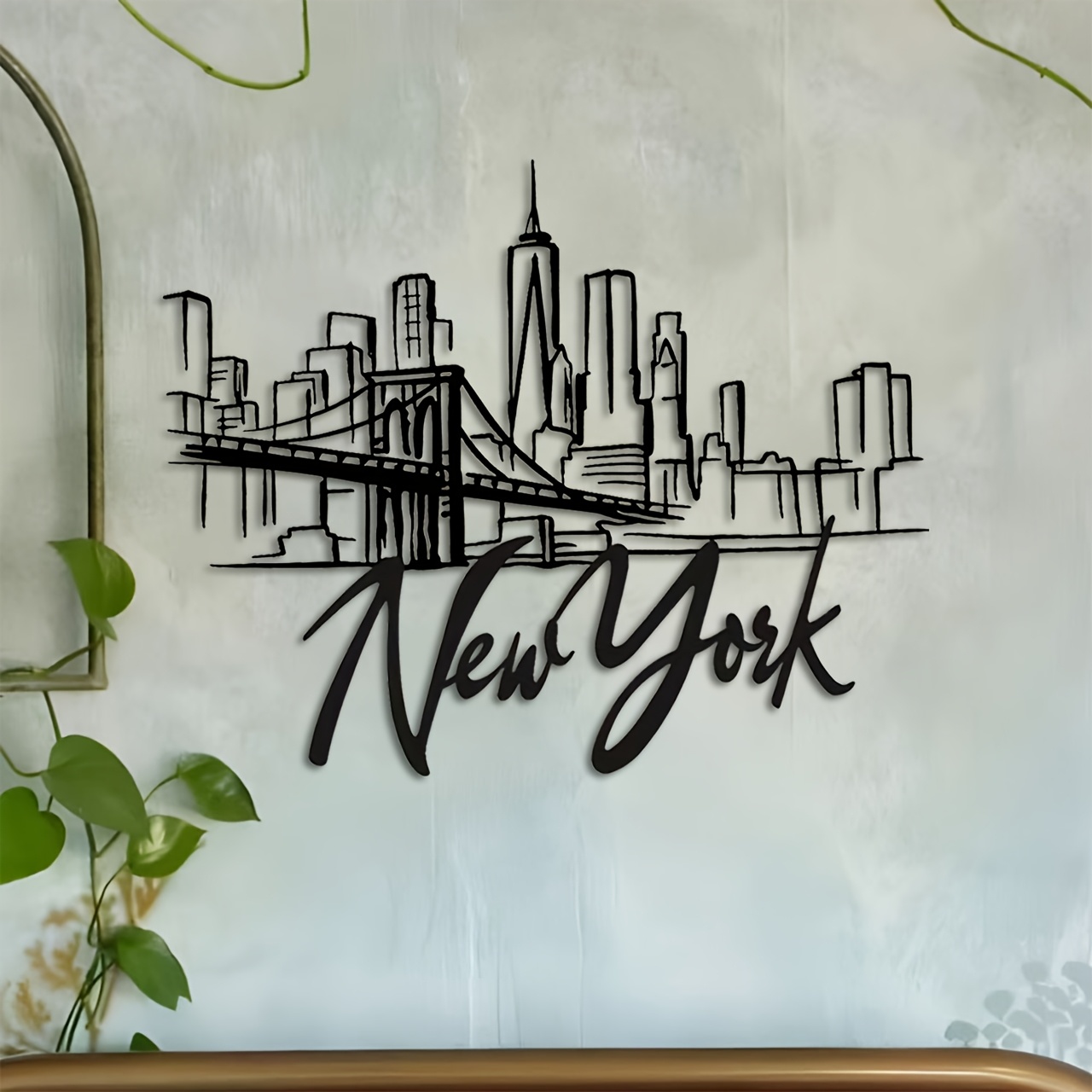 Arte de Parede em Metal CIFBUY - Home Decor New York avaliação e preço