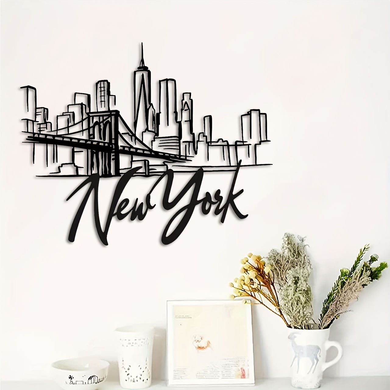 Arte de Parede em Metal CIFBUY - Home Decor New York avaliação e preço