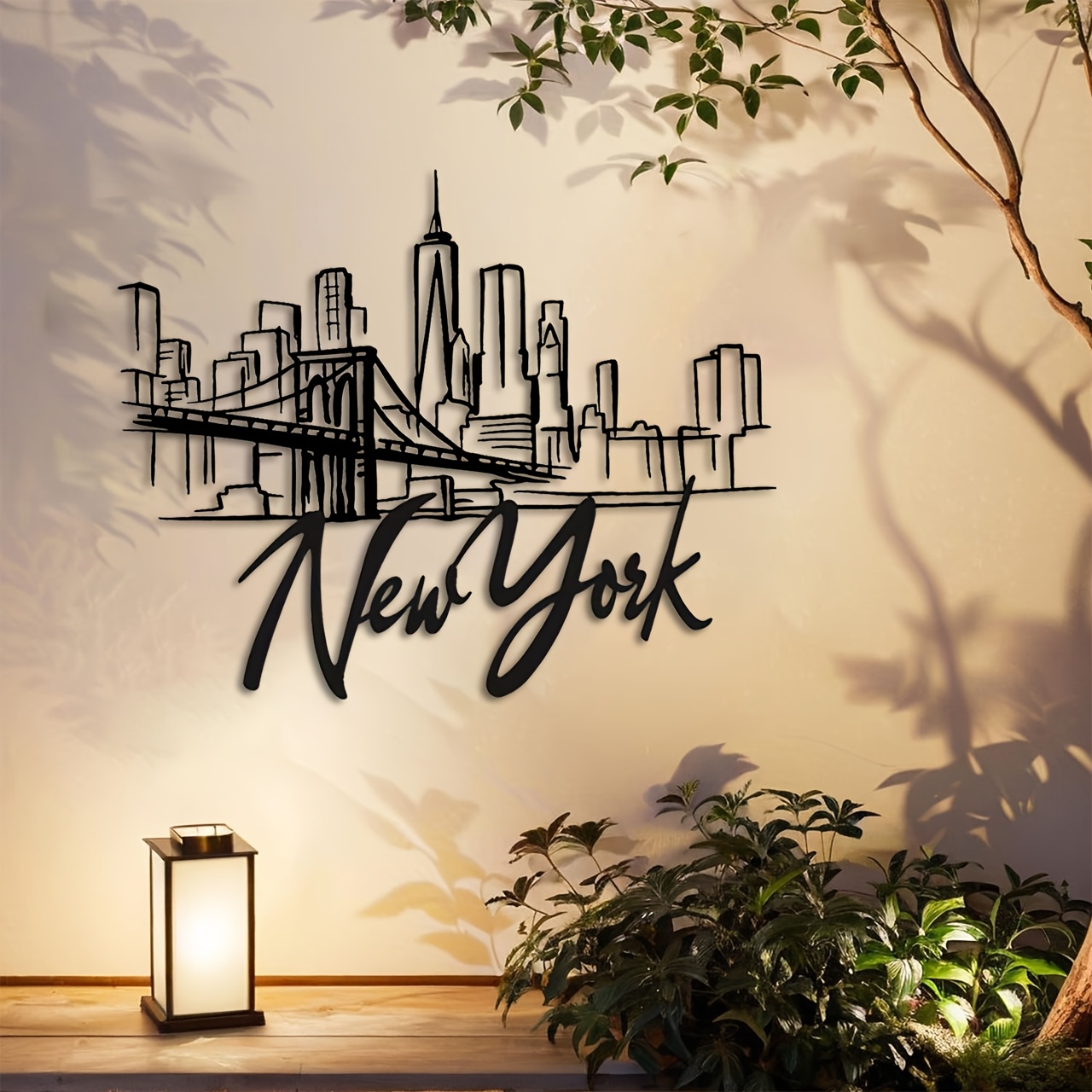 Arte de Parede em Metal CIFBUY - Home Decor New York avaliação e preço