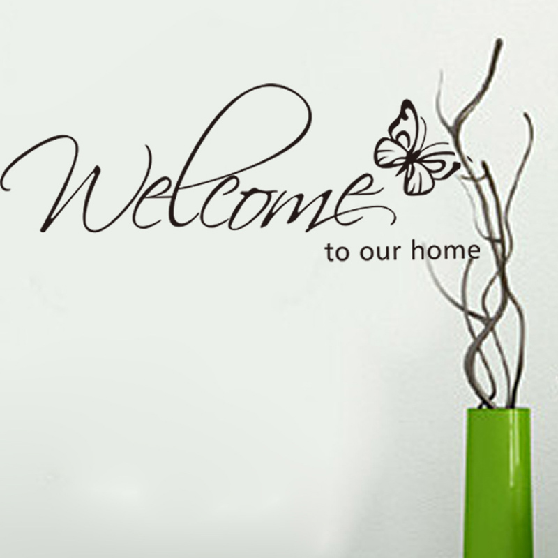 Bem-vindo à nossa casa, adesiv - Home Decor Indonesia avaliação e preço