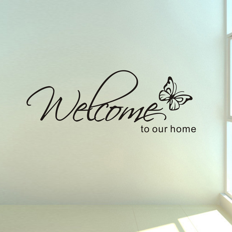 Bem-vindo à nossa casa, adesiv - Home Decor Indonesia avaliação e preço