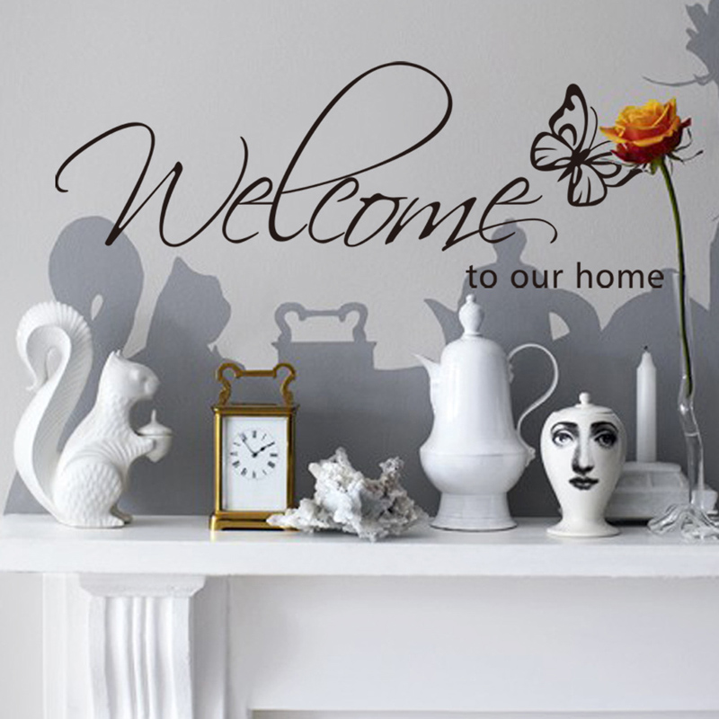 Bem-vindo à nossa casa, adesiv - Home Decor Indonesia avaliação e preço