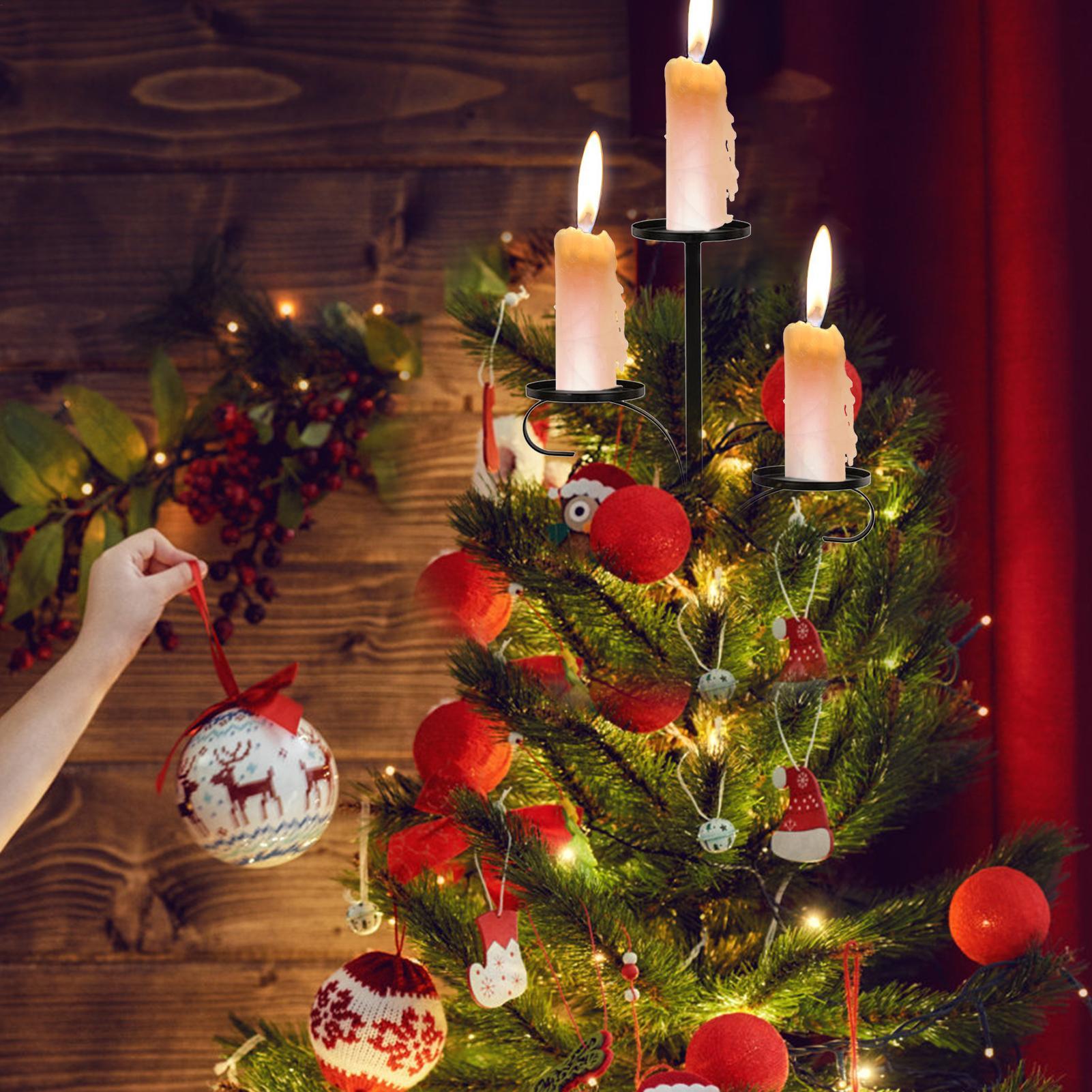 Metal preto triplo árvore topp - Home Decor Xmas Tree avaliação e preço