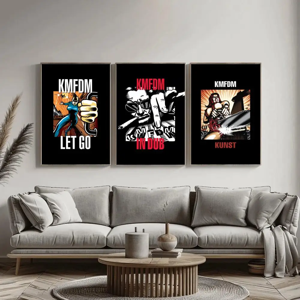 Pôster Engraçado da Banda K-Km - Home Decor Living Room Ideas avaliação e preço