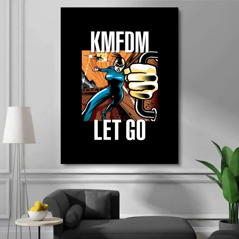 Pôster Engraçado da Banda K-Km - Home Decor Living Room Ideas avaliação e preço