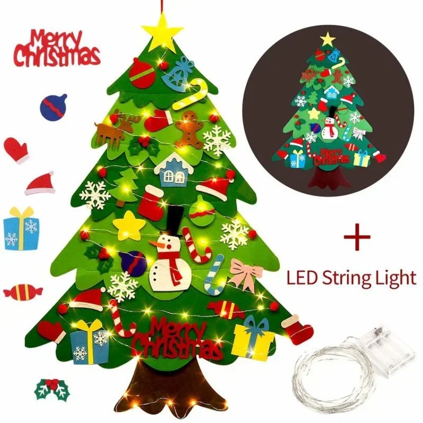 Árvore de Natal de Feltro DIY  - Home Decor Xmas Tree avaliação e preço
