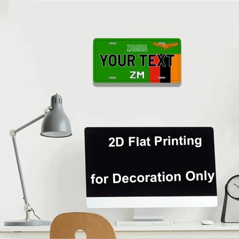 Placa de Alumínio Personalizad - Home Decor Zambia avaliação e preço