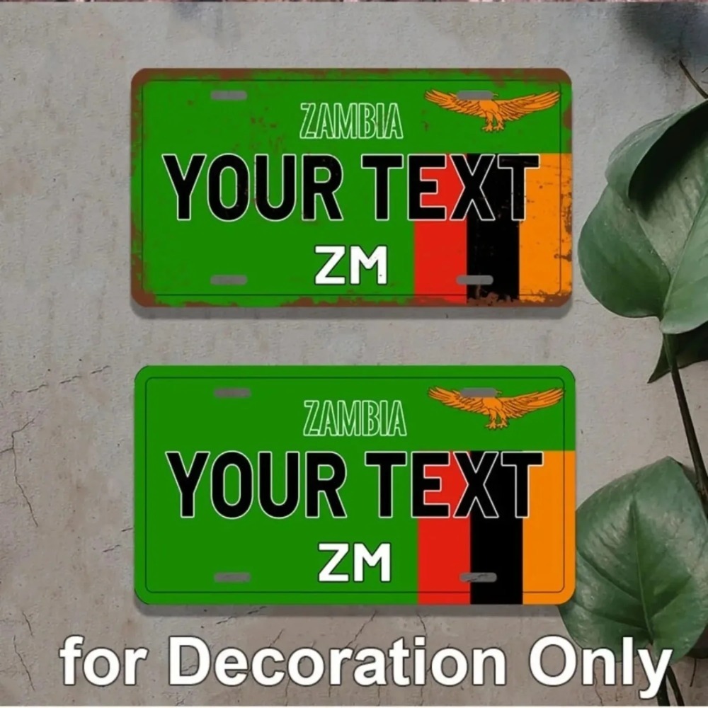 Placa de Alumínio Personalizad - Home Decor Zambia avaliação e preço